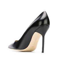 schwarze Leder Pumps von Manolo Blahnik