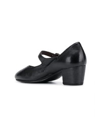 schwarze Leder Pumps von Pantanetti