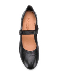 schwarze Leder Pumps von Pantanetti