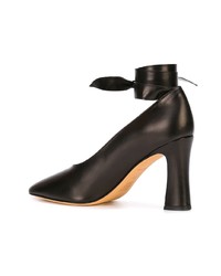 schwarze Leder Pumps von Maryam Nassir Zadeh