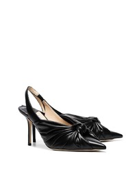 schwarze Leder Pumps von Jimmy Choo