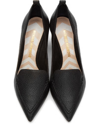 schwarze Leder Pumps von Nicholas Kirkwood