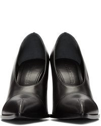 schwarze Leder Pumps von Jil Sander