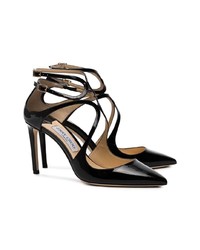 schwarze Leder Pumps von Jimmy Choo