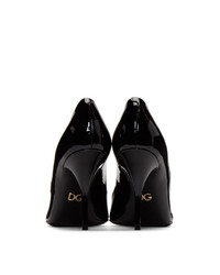 schwarze Leder Pumps von Dolce And Gabbana
