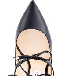 schwarze Leder Pumps von Jimmy Choo