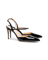 schwarze Leder Pumps von Jennifer Chamandi