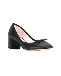 schwarze Leder Pumps von Repetto