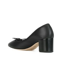 schwarze Leder Pumps von Repetto