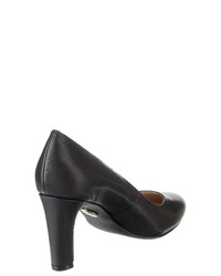 schwarze Leder Pumps von Buffalo