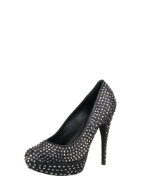 schwarze Leder Pumps von Buffalo London