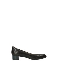 schwarze Leder Pumps von Caprice