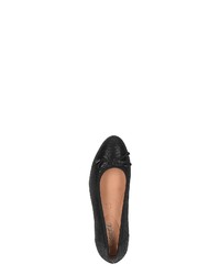 schwarze Leder Pumps von Caprice