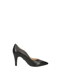 schwarze Leder Pumps von Caprice