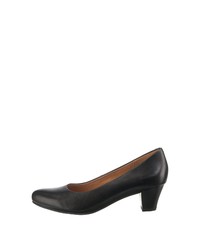 schwarze Leder Pumps von Caprice