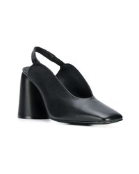 schwarze Leder Pumps von Castaner