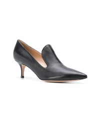 schwarze Leder Pumps von Gianvito Rossi