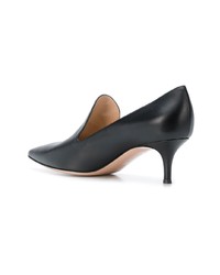 schwarze Leder Pumps von Gianvito Rossi