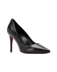 schwarze Leder Pumps von Deimille