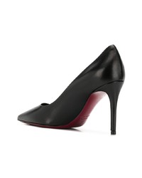 schwarze Leder Pumps von Deimille