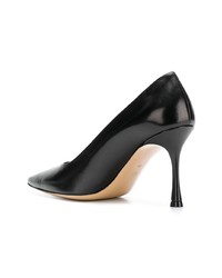 schwarze Leder Pumps von The Row