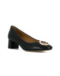 schwarze Leder Pumps von Tory Burch