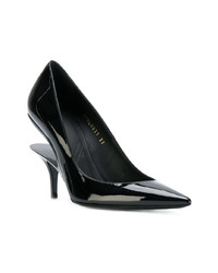 schwarze Leder Pumps von Maison Margiela