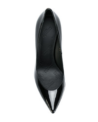 schwarze Leder Pumps von Maison Margiela