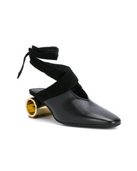 schwarze Leder Pumps von JW Anderson