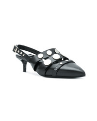 schwarze Leder Pumps von Pierre Hardy