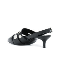 schwarze Leder Pumps von Pierre Hardy