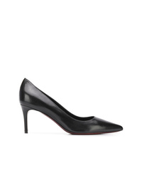 schwarze Leder Pumps von Deimille