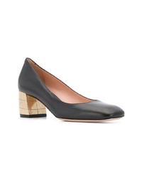 schwarze Leder Pumps von Bally