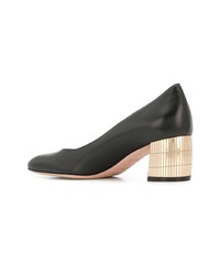 schwarze Leder Pumps von Bally