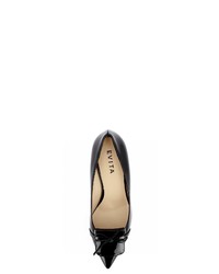 schwarze Leder Pumps von Evita