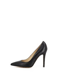 schwarze Leder Pumps von Evita