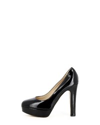 schwarze Leder Pumps von Evita