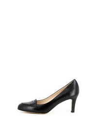 schwarze Leder Pumps von Evita