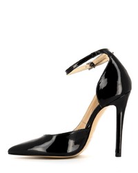 schwarze Leder Pumps von Evita