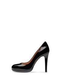 schwarze Leder Pumps von Evita