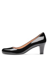 schwarze Leder Pumps von Evita