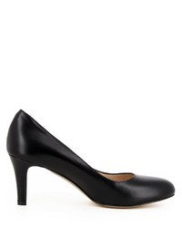 schwarze Leder Pumps von Evita