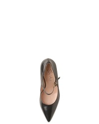 schwarze Leder Pumps von Evita