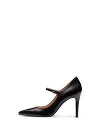 schwarze Leder Pumps von Evita