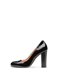 schwarze Leder Pumps von Evita