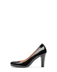 schwarze Leder Pumps von Evita