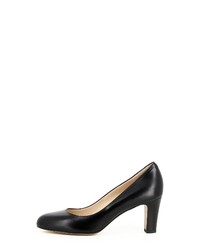 schwarze Leder Pumps von Evita