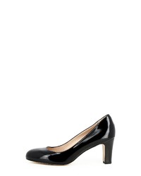 schwarze Leder Pumps von Evita