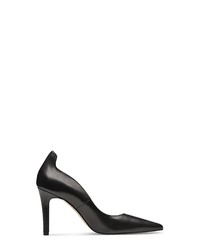 schwarze Leder Pumps von Evita