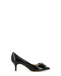 schwarze Leder Pumps von Evita